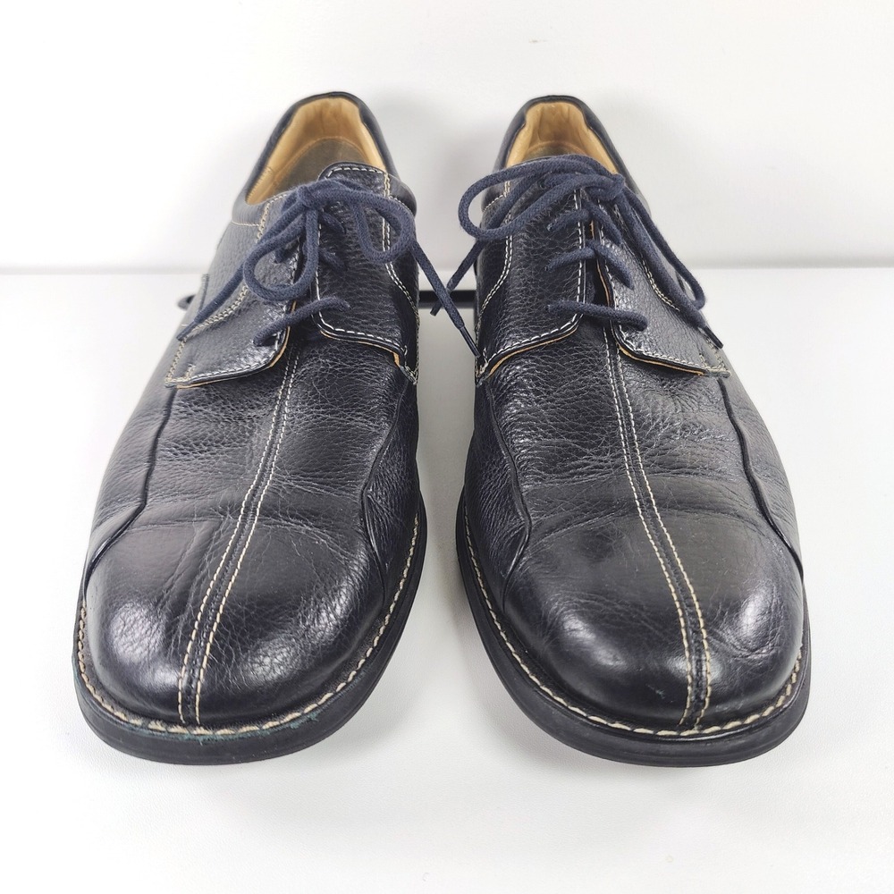 Johnston & Murphy Pebbled Leather Oxford‎ Shoes 12M Quiet Luxury